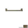 18in Decorative Grab Bar in Tuscan Brass