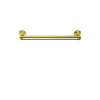 18in Decorative Grab Bar in Inca Brass