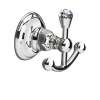 Country Bath A1481CAPC Double Hook Robe Hook in Polished Chrome