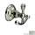 Country Bath A1481CSTN Double Hook Robe Hook in Satin Nickel