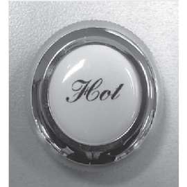 Pressure Fit Screw Cover Cap With Hot Script - In Multiple Colors
