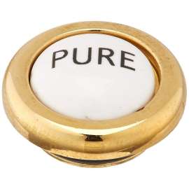 Pressure Fit Porcelain Screw Cover Cap Indice With 