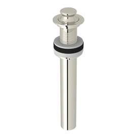 Non Slotted Lift and Turn Drain in Polished Nickel