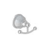 Italian Palladian A6881APC Double Robe Hook in Polished Chrome