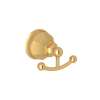 Italian Palladian A6881IB Double Robe Hook in Italian Brass