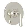 Palladian A4814LMPN Thermostatic Trim Plate with Metal Lever and without Volume Control in Polished Nickel