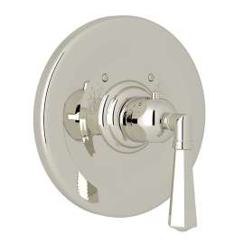 Palladian A4814LMPN Thermostatic Trim Plate with Metal Lever and without Volume Control in Polished Nickel