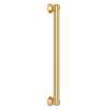 24-in Palladian Decorative Grab Bar in Italian Brass