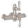 Italian Bath Exposed Thermostatic Valve with Metal Lever in Satin Nickel