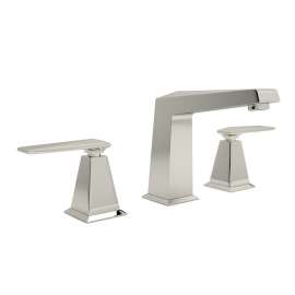 Vincent A1008LVPN-2 High Neck Widespread Lavatory Faucet in Polished Nickel