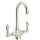 C-Spout Bar/Food Prep Faucet With Metal Lever Handle In Polished Nickel