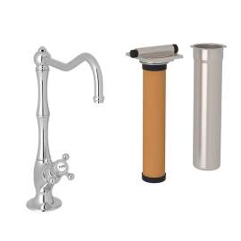 Italian Kitchen Acqui Filtering Faucet With Single-Cross Handle - In Multiple Colors