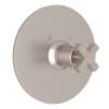 Avanti A4214XMSTN Thermostatic Trim Plate with Cross Handle and without Volume Control in Satin Nickel