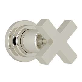 Avanti A4212XMPNTO Trim for Volume Controls and Diverters with Cross Handle in Polished Nickel