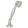 Deck Mount Metal Handshower with Hose and Escutcheon in Polished Nickel