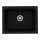Fireclay Single Bowl Undermount Kitchen/Laundry Sink in Matte Black