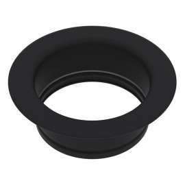 Brass Kitchen Flange, In Matte Black