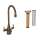 Georgian Era Filtration 3-Lever Bar/Food Prep Faucet Kit With Triflow Filter In English Bronze