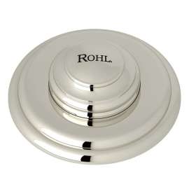 Decorative Luxury Air Activated Switch Button for Waste Disposal in Polished Nickel
