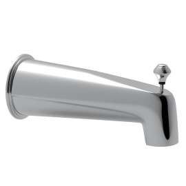 Wall-Mounted Tub Spout with Integrated Diverter - In Multiple Colors