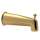 Wall Mount Tub Spout with Integrated Diverter in Italian Brass