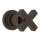 Avanti A4212XMTCBTO Trim for Volume Controls and Diverters with Cross Handle in Tuscan Brass