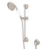 1300ESTN Single-Function Anti-Cal Handshower/Hose/Bar/Outlet Set in Satin Nickel