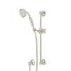 Single-Function Anti-Cal Handshower/Hose/Bar/Outlet Set in Polished Nickel
