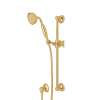 Single-Function Anti-Cal Handshower/Hose/Bar/Outlet Set in Italian Brass