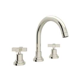 C-Spout Widespread Lavatory Faucet with 8-1/2