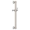 24-in Decorative Grab Bar with Lever Handle Slider in Satin Nickel