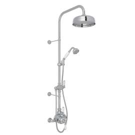 Perrin and Rowe Edwardian Wall-Mounted Brass Shower System - In Multiple Colors