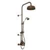 Thermostatic Shower Package with Metal Lever in English Bronze