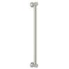 24-in Decorative Grab Bar in Polished Nickel