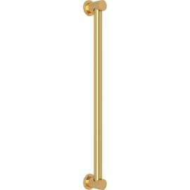 24-in Decorative Grab Bar in Italian Brass