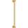 24-in Decorative Grab Bar in Italian Brass