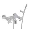 Avanti A2202XMAPC Wall Mount Exposed Tub Set with Cross Handle Handshower in Polished Chrome