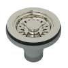 Manual Strainer Basket without Remote Pop-Up in Polished Nickel