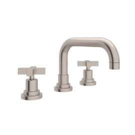 U-Spout Widespread Lavatory Faucet with 6-11/16