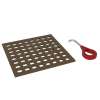 Matrix Decorative Drain Cover in English Bronze