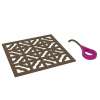 Petal Decorative Drain Cover in English Bronze