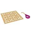 Petal Decorative Drain Cover in Italian Brass