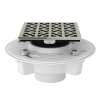 PVC 2-in x 3-in Drain Kit with 3146 Petal Decorative Cover in Polished Nickel