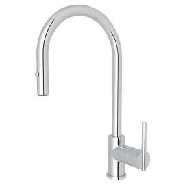 CY57L-2-M Pirellone Pull-Down Side Lever Kitchen Faucet With Metal Lever Handle