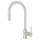 Pull-Down Side Lever Kitchen Faucet With Metal Lever Handle In Polished Nickel