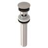 Slotted Touch Seal Dome Drain with 6-in Tailpiece in Satin Nickel