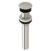 Non Slotted Touch Seal Dome Drain with 6-in Tailpiece in Polished Nickel