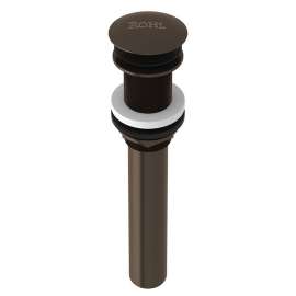 Non Slotted Touch Seal Dome Drain with 6-in Tailpiece in Tuscan Brass
