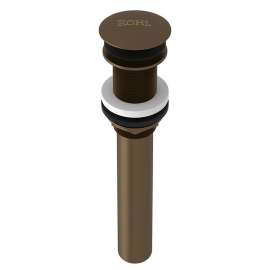 Non Slotted Touch Seal Dome Drain with 6-in Tailpiece in English Bronze