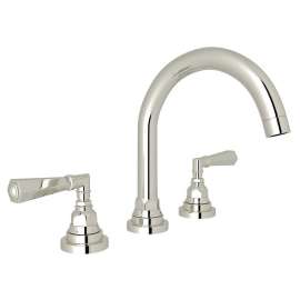 C-Spout Widespread Lavatory Faucet with 8-1/2